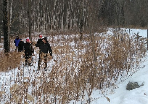 ST&BF at the Christopher Farm & Gardens (January) - Survivors on Snowshoes!!